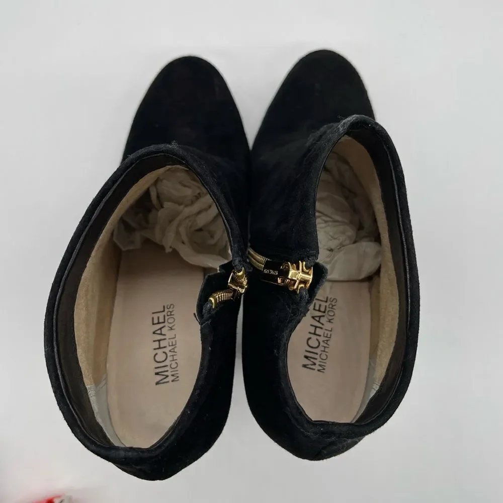 Michael Michael Kors Haven Bootie Leather Suede size 7.5